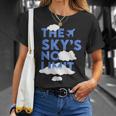 The Sky's No Limit Motivational Quote T-Shirt Gifts for Her