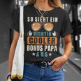 So Sieht Ein Richtig Cooler Bonus Papa Aus Stiefvater T-Shirt Geschenke für Sie