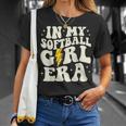 In My Softball Girl Era Retro Groovy Softball Girl T-Shirt Gifts for Her