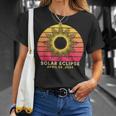 Solar Eclipse 2024 Total Solar Eclipse April 8 2024 Vintage T-Shirt Gifts for Her