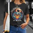 Solar Eclipse Axolot Wearing Glasses Pet April 8 2024 T-Shirt Gifts for Her