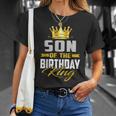 Son Of The Birthday King Bday Party For Dad T-Shirt Gifts for Her
