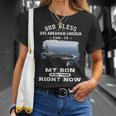 My Son Is Uss Abraham Lincoln Cvn T-Shirt Gifts for Her