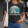 South Dakota State Retro Vintage T-Shirt Gifts for Her