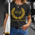 Spqr Senatus Populus Que Romanus Camp Jupiter T-Shirt Geschenke für Sie
