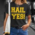 State Of Michigan Hail Ann Arbor Yes U M Aa T-Shirt Gifts for Her