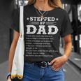 Stepped Up Dad One Who Made The Choice To Love Child Fathers T-Shirt Gifts for Her