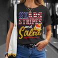 Sterne Streifen Und Salsa Mexiko Us Mexikanisch Amerikanisch T-Shirt Geschenke für Sie