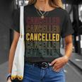 Stolz Abgesagt Abgesagt T-Shirt Geschenke für Sie