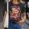 Strawberry Jams But My Gun Don't Teddy Bear Meme T-Shirt Gifts for Her