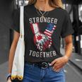 Stronger Together Canada Day Usa Couples T-Shirt Gifts for Her