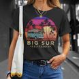 Surfer Big Sur California Vintage Van Surf T-Shirt Gifts for Her