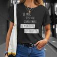 T-Shirt Humour Homme Globalement Je M'en Bats Les Couilles Cadeaux pour elle