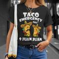 Taco Emergency Call 9 Juan Juan Cinco De Mayo Mexican Taco T-Shirt Gifts for Her