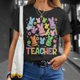 Teacher Easter Teaching My Favorite Peepp Happy Easter Day T-Shirt Gifts for Her