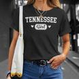 Tennessee Girl Athletic Born Raised Home State Pride T-Shirt Gifts for Her