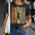 Tennis Periodic Table Elements Tennis Player Nerd Vintage T-Shirt Gifts for Her