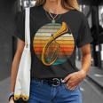 Tenor Horn Retro Horn Folk Music Flugelhorn Baritone T-Shirt Geschenke für Sie