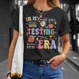 In My Testing Era Motivational Testing Day Teacher T-Shirt Gifts for Her