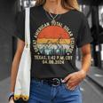 Texas Total Solar Eclipse April 8 2024 Astronomy Fans T-Shirt Gifts for Her
