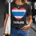 Thailand Flag Thai T-Shirt Geschenke für Sie