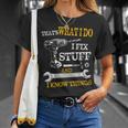 That's What I Do I Fix Stuff And I Know Things Vintage T-Shirt Gifts for Her