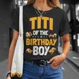 Titi Of The Birthday Boy Construction Worker Bday Party T-Shirt Gifts for Her