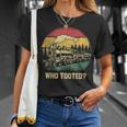 Who Tooted Train Lover Boys Collector Railroad T-Shirt Gifts for Her