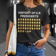 History Of US President 45Th Cool President T-Shirt Gifts for Her