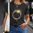 Total Eclipse Map Path Of Totality Lover April 8 2024 T-Shirt Gifts for Her