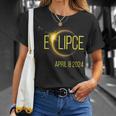 Total Solar Eclipse 2024 April 8 Solar Eclipse 2024 T-Shirt Gifts for Her