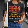 Total Solar Eclipse 2024 Menifee Kentucky April 8 2024 T-Shirt Gifts for Her