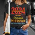 Total Solar Eclipse 2024 New Madrid Missouri April 8 2024 T-Shirt Gifts for Her