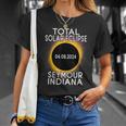 Total Solar Eclipse 2024 Seymour Indiana Path Of Totality T-Shirt Gifts for Her