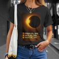 Total Solar Eclipse Check List 8Th April 2024 T-Shirt Gifts for Her