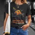 Total Solar Eclipse Cityscape Dayton Ohio Oh T-Shirt Gifts for Her