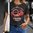 Total Solar Eclipse Fishers Indiana 04 08 2024 T-Shirt Gifts for Her