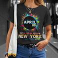 Total Solar Eclipse New York 2024 Colorful Totality T-Shirt Gifts for Her