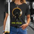 Total Solar Eclipse Sasquatch Wearing Solar Eclipse Glasses T-Shirt Gifts for Her