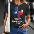Totality Texas Eclipse 2024 Tx Total Solar Texan State Flag T-Shirt Gifts for Her