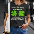 Touch My Lucky Charms And I'll Choke Your Little Leprechaun T-Shirt Gifts for Her