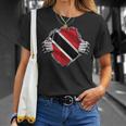 Trinidad And Tobago Clothing Trini Flag Roots Trinidadian T-Shirt Gifts for Her