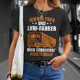 Truckeratertag Lkw-Fahrer Ich Bin Papa Und Lkwfahrer Truck T-Shirt Geschenke für Sie