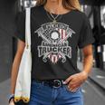 Trucking American Flag Trucker T-Shirt Gifts for Her