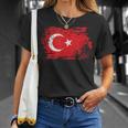 Türkei Flagge Turkey Türkisch Türkische Land Anatolien Türke T-Shirt Geschenke für Sie