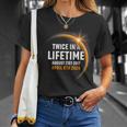 Twice In Lifetime Solar Eclipse 2024 2017 North America T-Shirt Gifts for Her