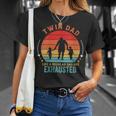 Twin Dad Like A Regular Dad But Exhausted Father's Day T-Shirt Gifts for Her