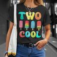 Two Cool 2Nd Birthday Popsicle 2 Year Old Boy Second Bday T-Shirt Gifts for Her