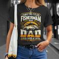 I Have Two Titles Fisherman Dad Father's Day Bass Fishing T-Shirt Gifts for Her