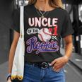 Uncle Of Rookie 1St Baseball Birthday Party Theme Matching T-Shirt Gifts for Her